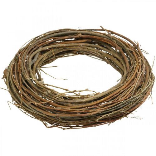 Floristik24 Corona ghirlanda porta salice ghirlanda di salice ghirlanda decorativa natura Ø40cm