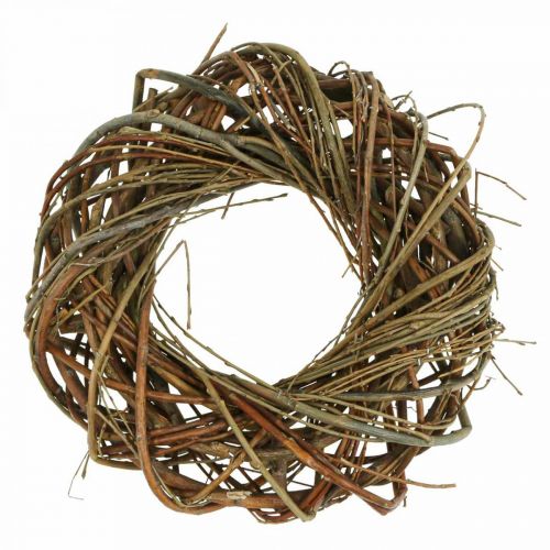 Corona ghirlanda porta salice ghirlanda salice ghirlanda decorativa natura Ø30cm H8cm