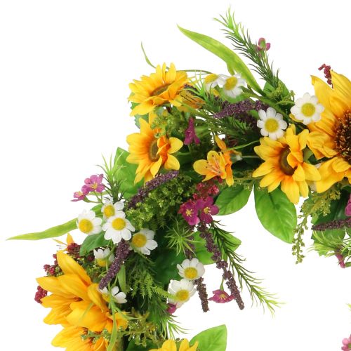 Floristik24 Ghirlanda di girasoli Ø40cm