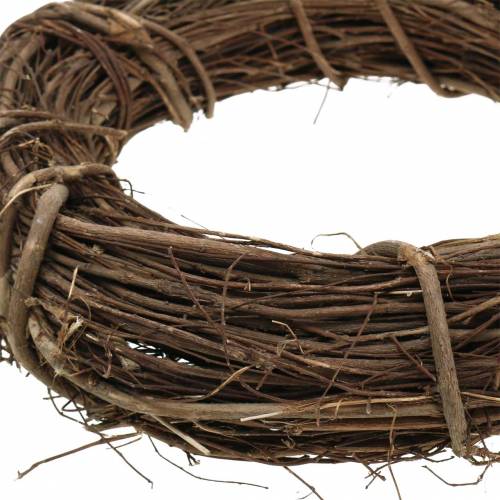 Floristik24 Ghirlanda decorativa willow Ø25cm ghirlanda naturale per porta o ghirlanda da muro