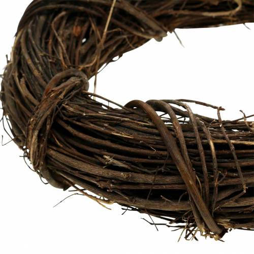Floristik24 Ghirlanda decorativa salice Ø20cm ghirlanda naturale per porta o ghirlanda da muro