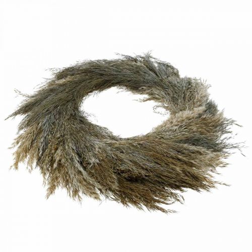 Ghirlanda decorativa erba secca e grano Ø55cm ghirlanda secca