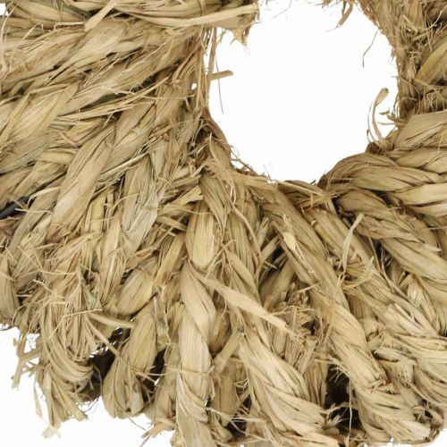 Floristik24 Ghirlanda di paglia intrecciata Ø30cm ghirlanda decorativa natura