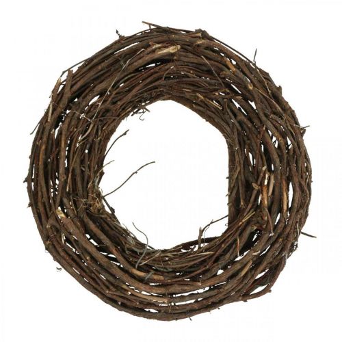 Floristik24 Corona di vite Ø35cm corona decorativa naturale marrone