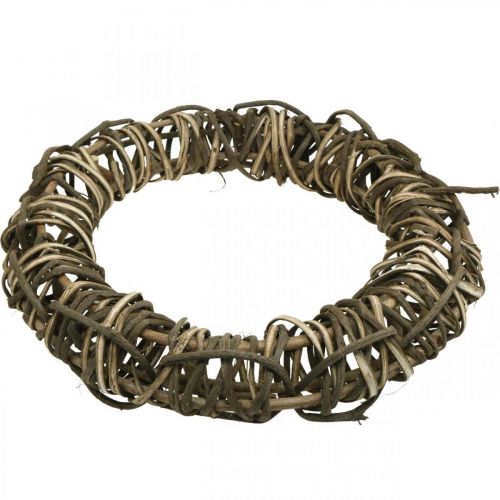 Prodotto Ghirlanda di vite grande ghirlanda decorativa Ø50cm realizzata con rami di vite ghirlanda di porte in legno