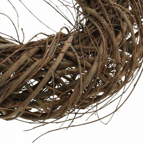 Floristik24 Ghirlanda decorativa Ø30cm tralci e viti Rami di olmo intrecciato natura