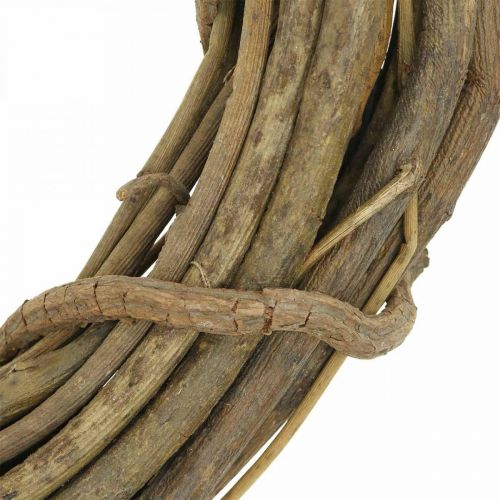 Floristik24 Ghirlanda decorativa fatta di rami natura Ø35cm