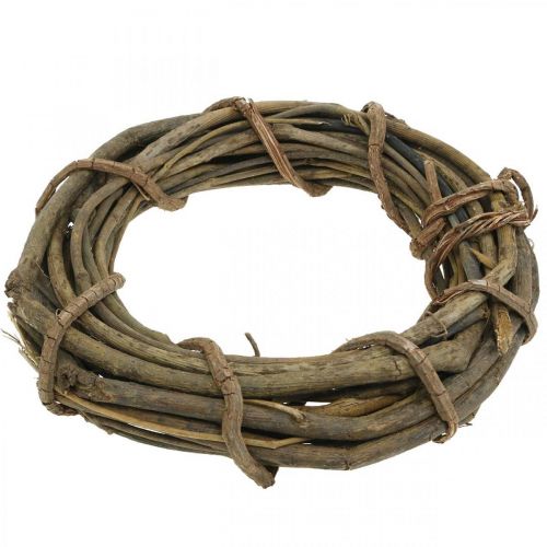 Floristik24 Ghirlanda decorativa fatta di rami natura Ø35cm