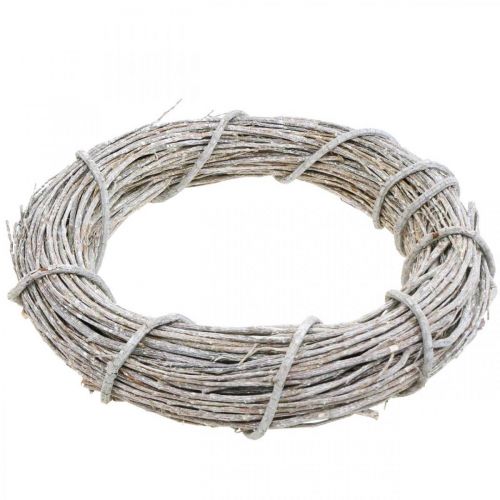 Prodotto Ghirlanda decorativa ghirlanda porta ghirlanda naturale sbiancata Shabby Chic Ø42cm