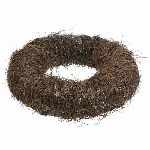 Floristik24 Corona di vite Grande corona marrone fatta di rami di vite Corona di legno naturale Ø45cm
