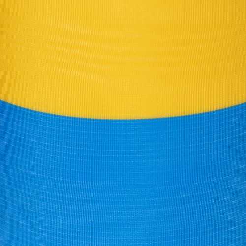 Nastri per ghirlande in moiré da 150 mm nei colori blu e giallo - nastro decorativo e da lutto di alta qualità, ideale per celebrazioni e occasioni speciali, nastro per fiocchi. | Floristik24.it