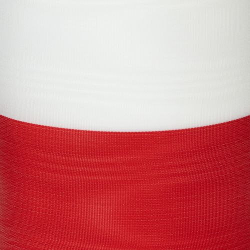 Nastri moiré bianco-rosso per ghirlande, 100 mm | Floristik24.it