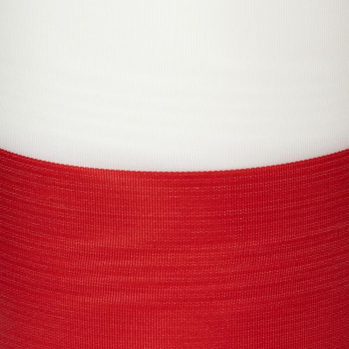 Nastro ghirlanda moiré bianco e rosso, 125 mm - nastro da lutto, nastro decorativo, nastro a fiocco, nastro festivo, rotolo da 25 m | Floristik24.it