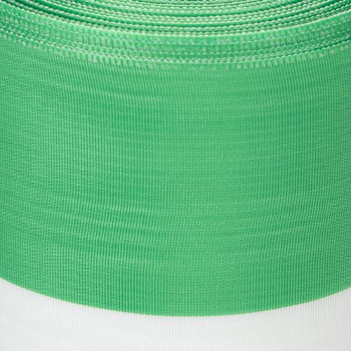 Nastro ghirlanda moiré verde e bianco, 100 mm x 25 m - nastro nazionale, rilegatura in taffetà, nastro a fiocco, nastro decorativo | Floristik24.it