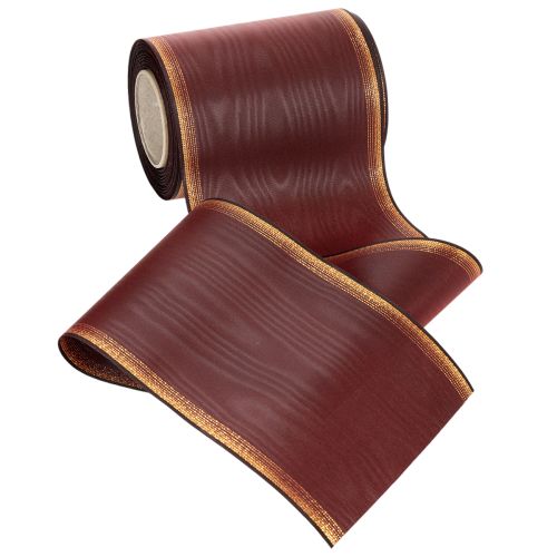 Nastro ghirlanda Nastro decorativo Bordeaux Moiré 125 mm | Floristik24.it