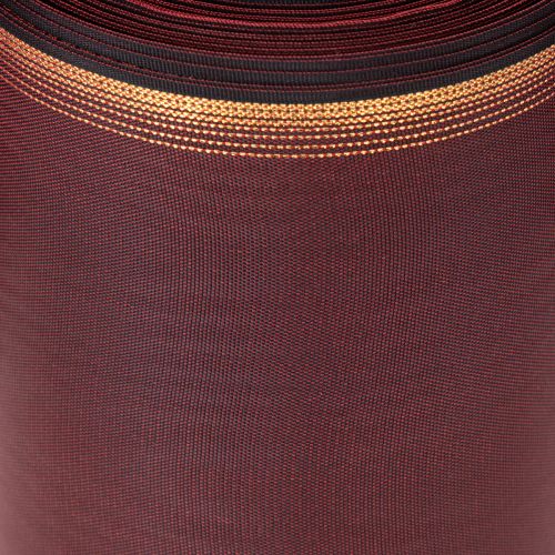 Nastro ghirlanda Nastro decorativo Bordeaux Moiré 125 mm | Floristik24.it