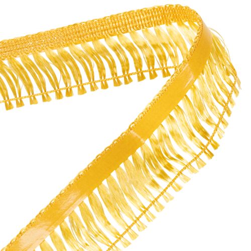Nappe per ghirlanda, frange dorate autoadesive, 40 mm, 25 m | Floristik24.it