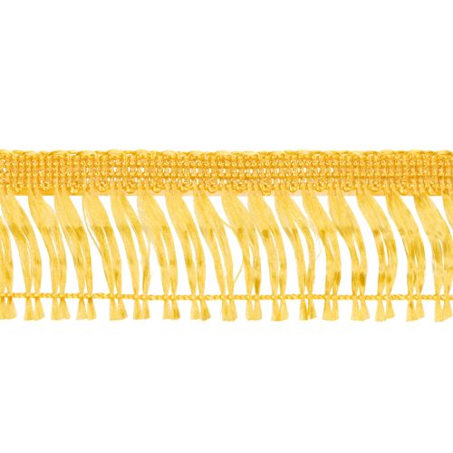 Nappe per ghirlanda, frange dorate autoadesive, 40 mm, 25 m | Floristik24.it