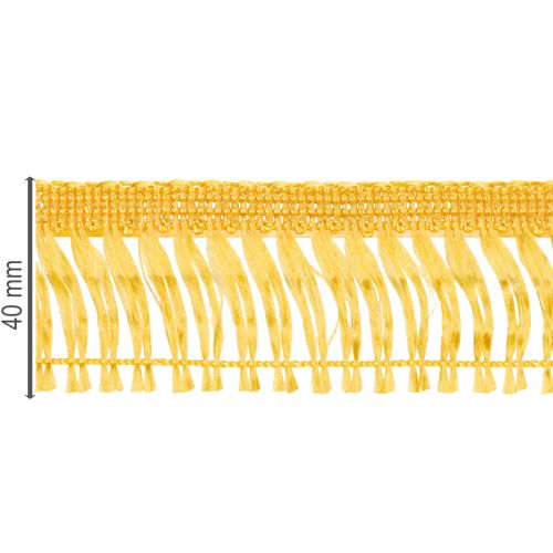 Prodotto Nappe per ghirlanda, frange dorate autoadesive, 40 mm, 25 m