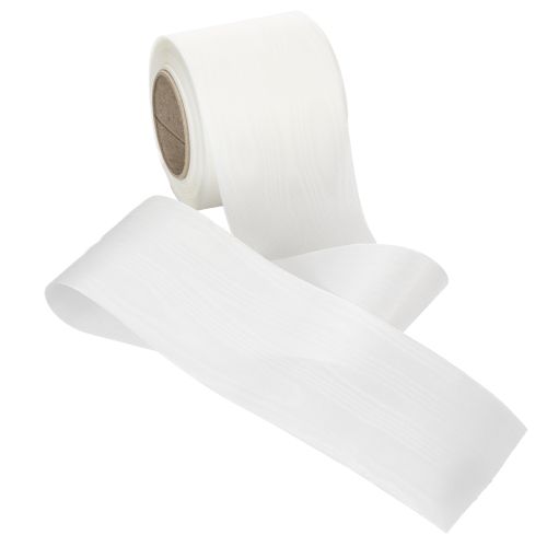 Prodotto Nastro bianco per ghirlande, di alta qualità, 75 mm x 25 m - nastro decorativo per composizioni floreali e servizi funebri, ideale per la stampa.