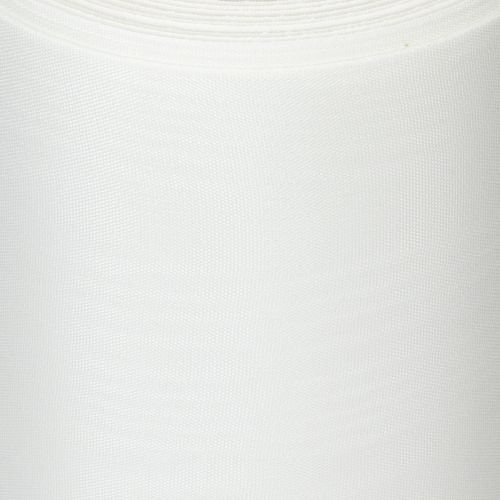 Prodotto Nastro bianco per ghirlande funebri, larghezza 175 mm, lunghezza 25 m, nastro in acetato di alta qualità