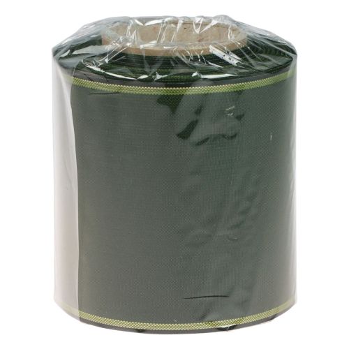 Prodotto Nastro ghirlanda nastro moiré nastro ghirlanda verde oro 100mm 25m