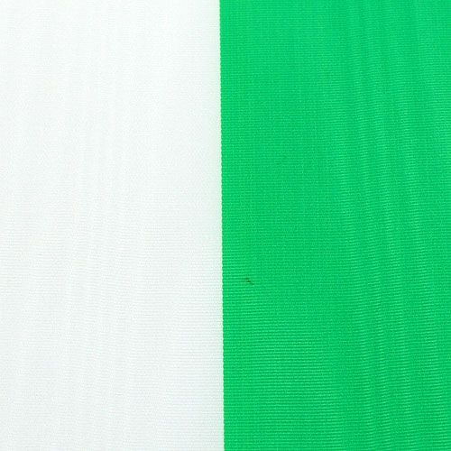 Prodotto Nastri per ghirlande Moiré verde-bianco 100mm 25m