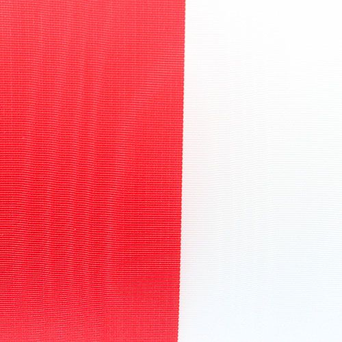 Prodotto Nastri ghirlanda moiré bianco-rosso 75 mm
