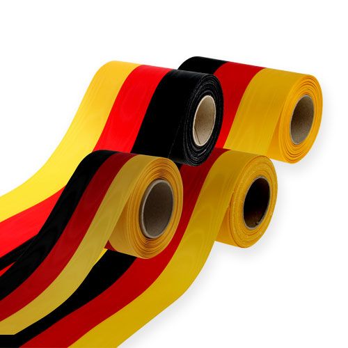 Fasce ghirlanda Moiré nero-rosso-oro