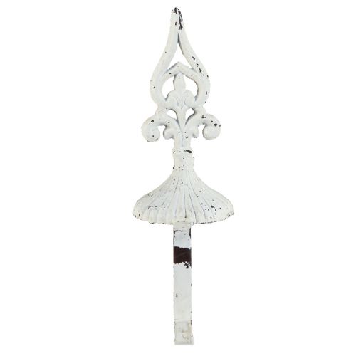 Floristik24 Portaghirlanda in ghisa per Sims Shabby Chic Bianco H29cm