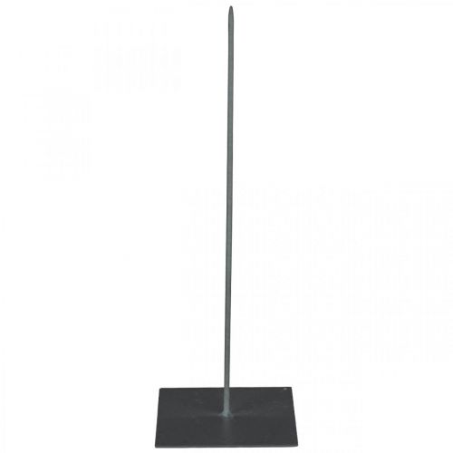 Floristik24 Porta ghirlanda porta ghirlanda in metallo nero H30cm