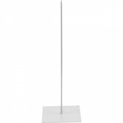 Floristik24 Porta ghirlande porta ghirlande in metallo bianco H30cm