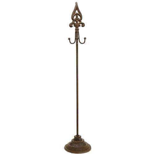 Prodotto Porta ghirlande Porta ghirlande effetto ruggine antico 4 ganci 76 cm