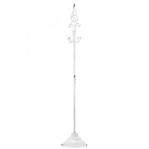 Prodotto Porta ghirlanda Shabby Chic Bianco Porta ghirlanda Metallo 4 Ganci H76cm