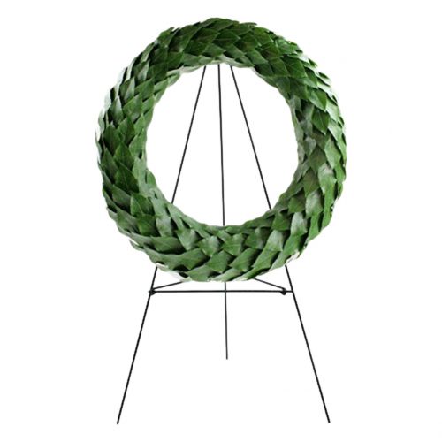 Floristik24 Supporto per ghirlande verniciato verde scuro 65,5 cm