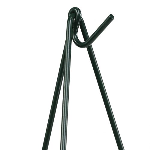 Floristik24 Supporto per ghirlande verniciato verde scuro 65,5 cm