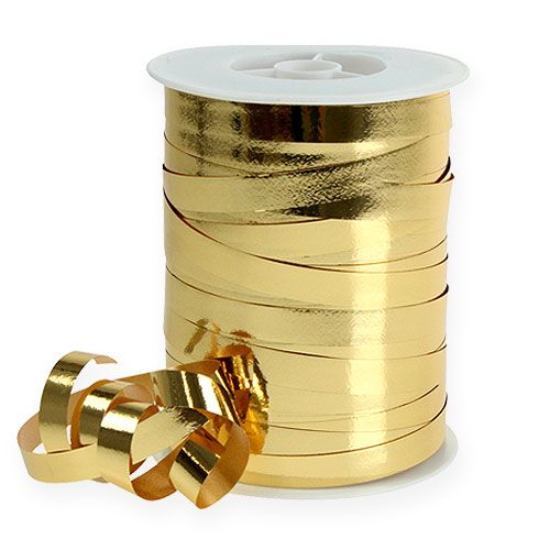 Nastro arricciacapelli lucido 10mm 250m oro-732-7001