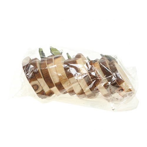 Floristik24 Mix di zucca in legno 6 cm 12 pezzi