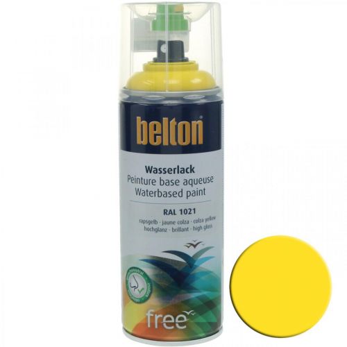 Prodotto Vernice all&#39;acqua senza Belton giallo lucido spray giallo di colza 400 ml