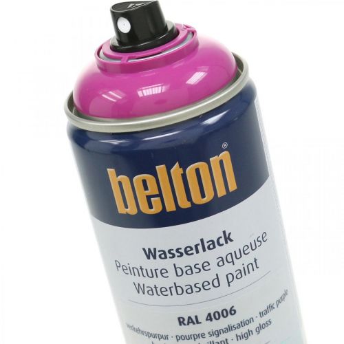 Prodotto Vernice a base d'acqua Belton free rosa traffico viola ad alta lucentezza spray 400 ml