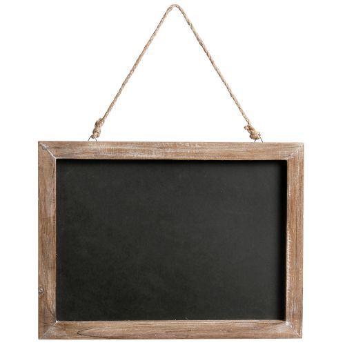 Floristik24 Lavagna da appendere tavola vintage in legno naturale 40×30cm