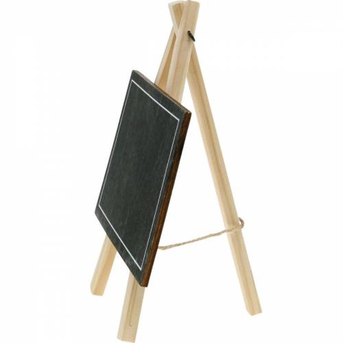Floristik24 Lavagna per gesso, decorazioni per la tavola, lavagna decorativa, decorazioni per matrimoni, tavola di legno 6 pezzi