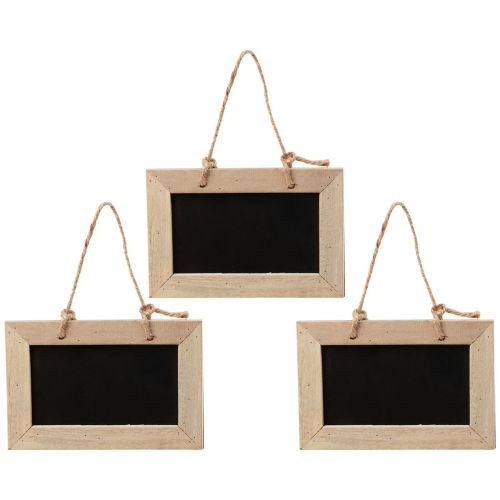 Floristik24 Lavagne da appendere tavola in legno naturale 20×15 cm 5pz