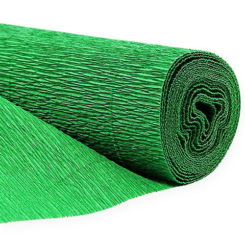 Carta Crespa Fiorista Verde 50x250cm