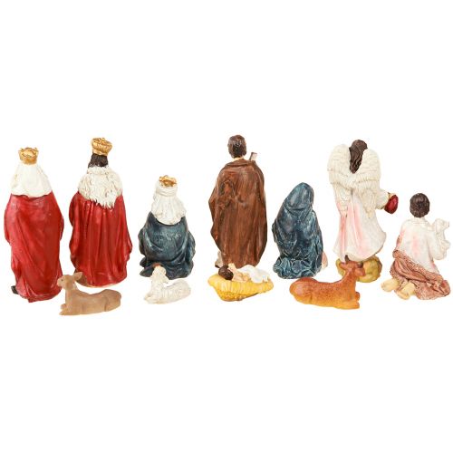 Prodotto Figure del presepe set 11 figure colorate dipinte a mano 3,5-9,5 cm