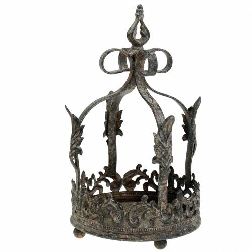 Floristik24 Vassoio corona antico Ø18cm H28cm