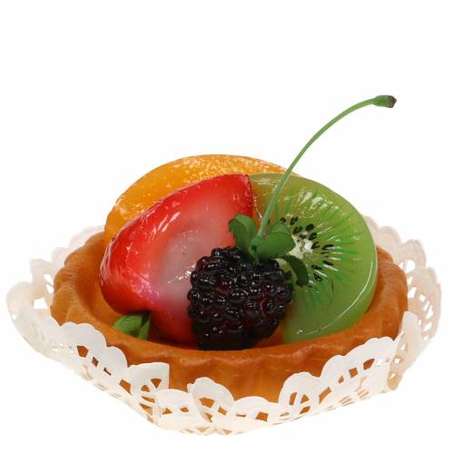 Floristik24 Crostata Kiwi artificiale Ø8cm