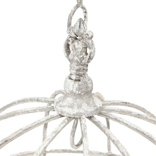 Prodotto Kitchen Crown Appendino da cucina in metallo bianco Shabby Chic Ø31,5cm