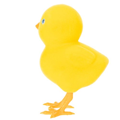 Prodotto Decorazione a forma di pulcino per Pasqua, decorazione da tavolo, decorazione riutilizzabile per il soggiorno, 16 cm, 2 pezzi