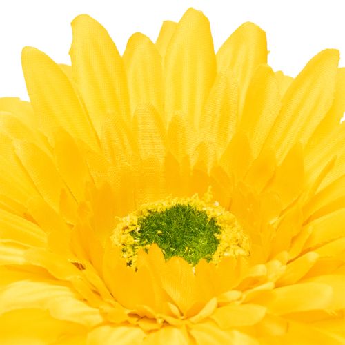 Gerbere artificiali, giallo sole, fiori da giardino, 47 cm, 6 pezzi | Floristik24.it